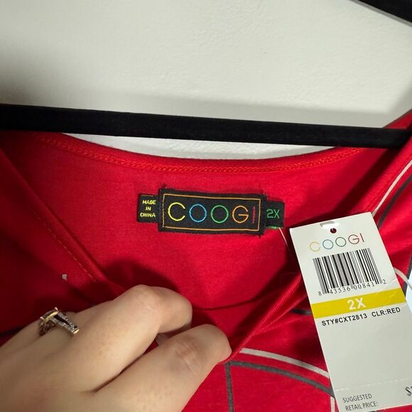 Vintage Y2K Coogi NWT Women’s Long Sleeve Patterned Blouse - Picture 4 of 5